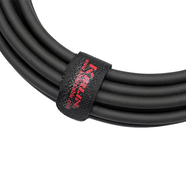 Kirlin LGA-404 2 Meter Dual RCA To 1/4 Inch Mono Plug LightGear Dual Patch interconnect Cable Adapter Black