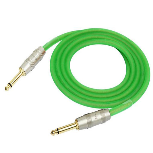 Kirlin Cable IM-201PRG Green Frost Instrument Cable Mono Plug 3 Meter Guitar Cable