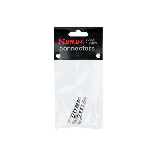 Kirlin 2615 Adapter 6.5mm to 3.5mm Stereo Adaptor Instrument Headphone Jack Pairs