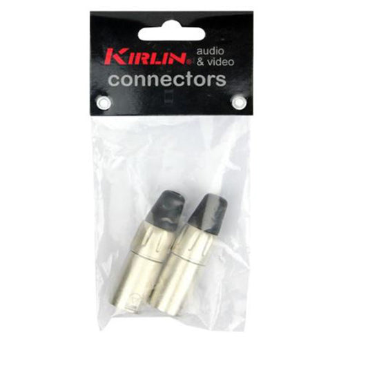 Kirlin X-3213 XLR Male Connector Mic Microphone Adaptor Pair