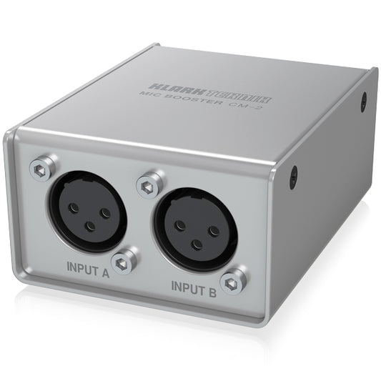 Klark Teknik CM-2 Mic Booster 2 Channel Dynamic Microphone Booster with Preamps (CM2)