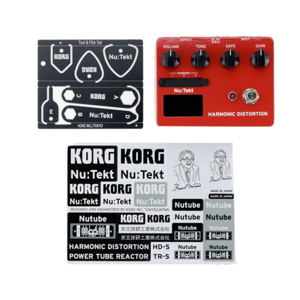 Korg Nu:tekt HD-S Harmonic Distortion Guitar Effect Pedal Kit (NuTekt HDS)