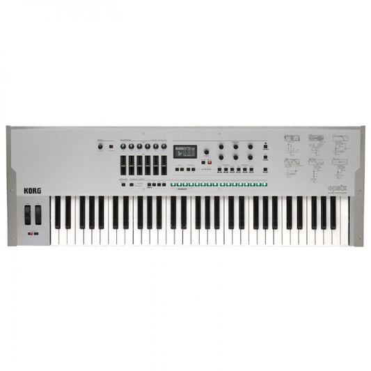 Korg OPSIX SE-P 61 Keys Altered FM Synthesizer Music Workstation Portable Keyboard - Platinum