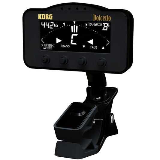 Korg AW-3M Dolcetto Clip On Tuner or Metronome for All Orchestral Instruments (AW3M AW 3M)