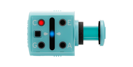 Korg MiniPitch Compact Miniature Clip On Ukulele Tuner with LED Display Ocean Blue (Mini Pitch)
