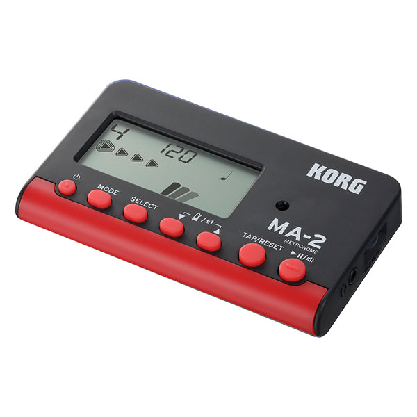 Korg MA2-BKRD LCD Pocket Digital Metronome Black and Red (MA2BKRD MA2 BKRD)