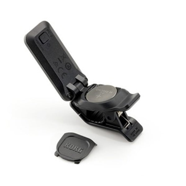 Korg Pitchclip 2+ Clip On Chromatic Guitar and Bass Tuner with Colour LED Display (PC2)