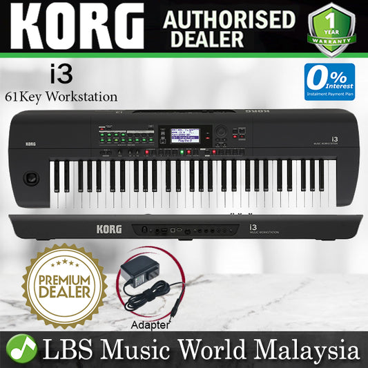 Korg i3 61 Key Workstation 61 Key Keyboard with Onboard Sequencer