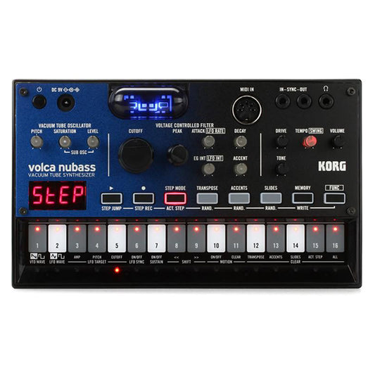 Korg Volca NuBass Vacuum Tube Synthesizer Monophonic Analog Bass Synthesizer