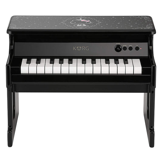 Korg TinyPiano Digital Piano Hello Kitty Toy Model Mini 25 Key 50 Tone Black (Tiny Piano)