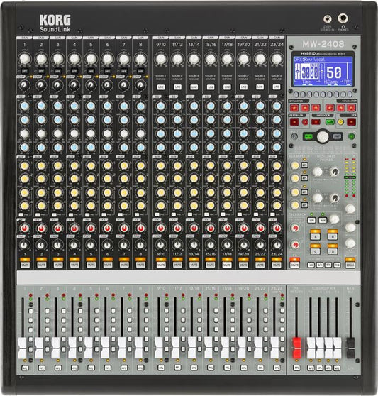 Korg MW-2408 24 Channel Hybrid Mixer and Digital Mixer (MW2408 MW 2408)