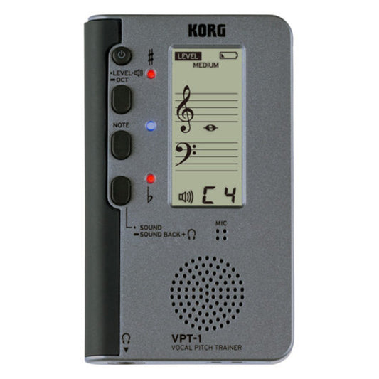 Korg VPT-1 Vocal Pitch Trainer for Singer with 3 Levels Dark Gray (VPT1 VPT 1)