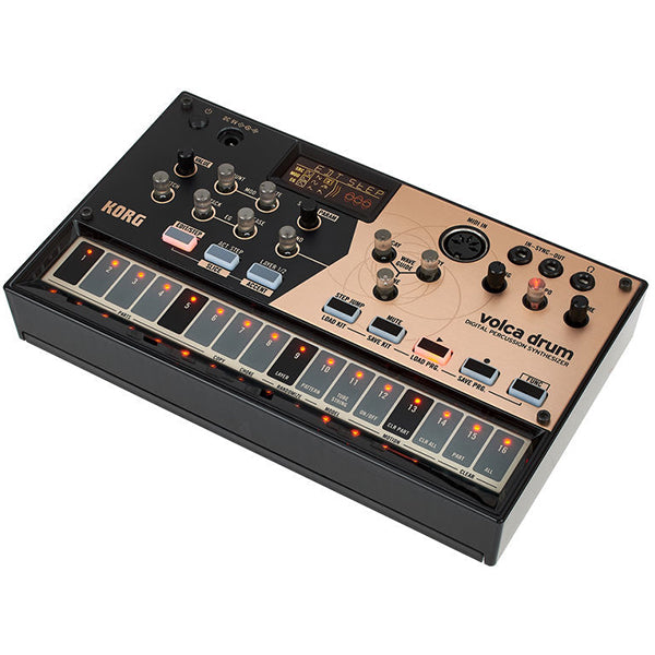 Korg Volca Drum Digital Physical Modelling Percussion Synthesizer with 16 Step Sequencer