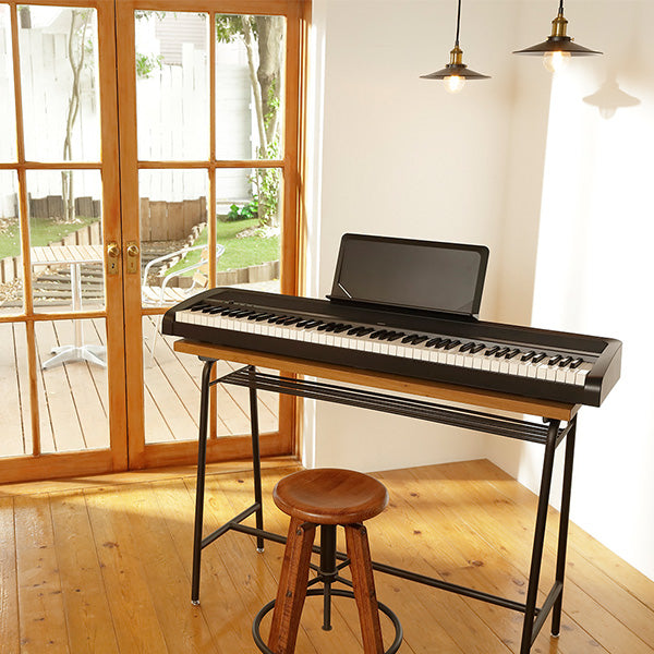 Korg B2N 88 Key Digital Piano Natural Touch Keyboard with Sustain Pedal Black (B2 B2-N)