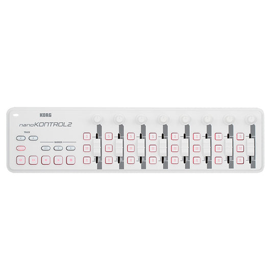 Korg nanoKONTROL2 USB Slim Line MIDI Controller White (Nanokontrol Nano Kontrol 2)