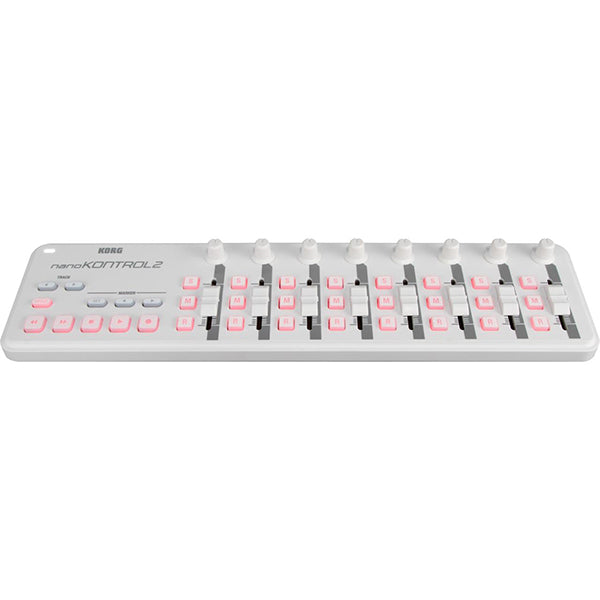 Korg nanoKONTROL2 USB Slim Line MIDI Controller White (Nanokontrol Nano Kontrol 2)