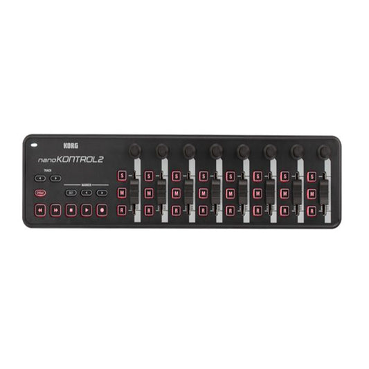 Korg nanoKONTROL2 USB Slim Line MIDI Controller Black (Nanokontrol Nano Kontrol 2)