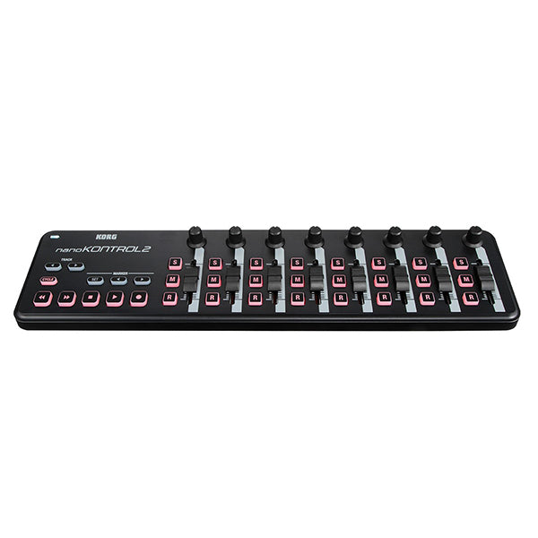 Korg nanoKONTROL2 USB Slim Line MIDI Controller Black (Nanokontrol Nano Kontrol 2)