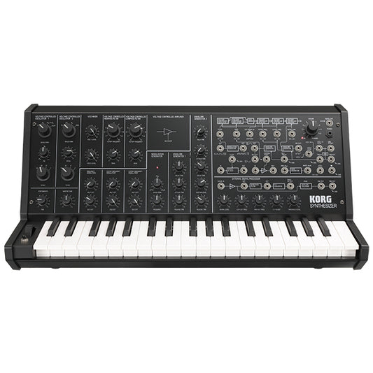 Korg MS-20 Mini Synthesizer Keyboard Piano Semi-modular Analog Black (MS20)