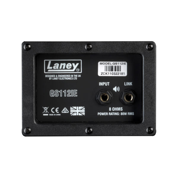 Laney GS112IE 1 x 12 Inch 80 Watt 8 ohm Extension Cabinet Speaker For Electric Guitar (GS112 IE)