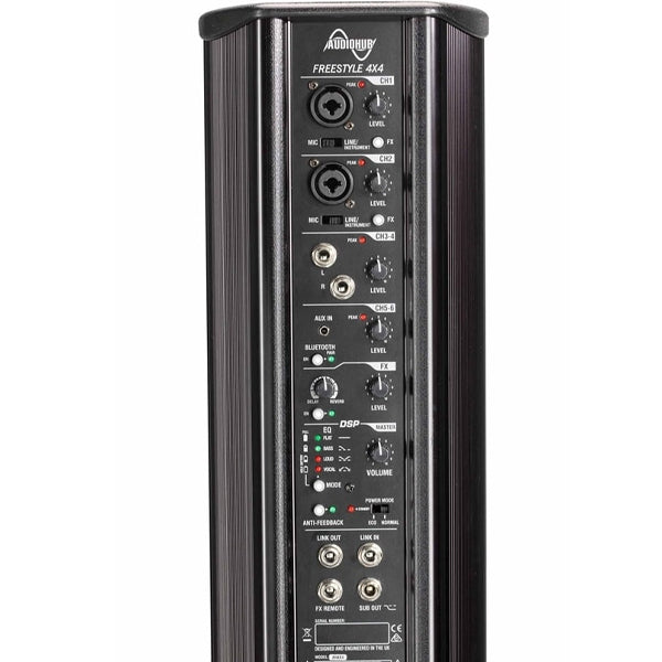 Laney AH4X4 Multi Input Speaker Amp Portable Battery PA System Audio Hub Amplifier With Bluetooth (AH 4X4)