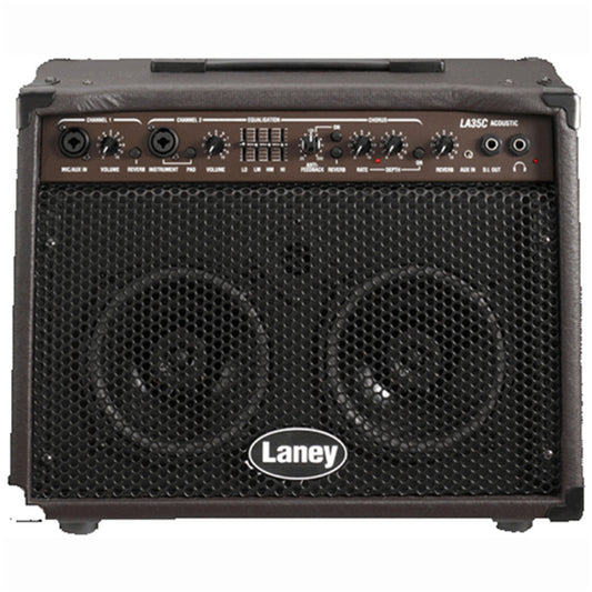 Laney LA35C 35 Watt Speaker Amp 2X6.5 Inch Woofer Acoustic Guitar Amplifier Combo (LA35 C)