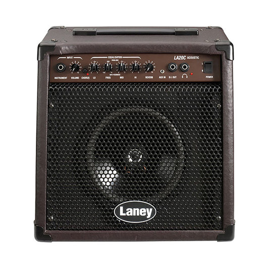 Laney LA20C 20 Watt 8 Inch Woofer Speaker Amp Dedicated Switchable Acoustic Guitar Amplifier (LA20 C)