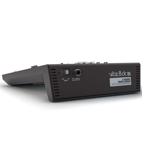 LD Systems VIBZ 8 DC 8 Channel Mixing Console with DFX and Compressor (VIBZ8 DC VIBZ8DC)