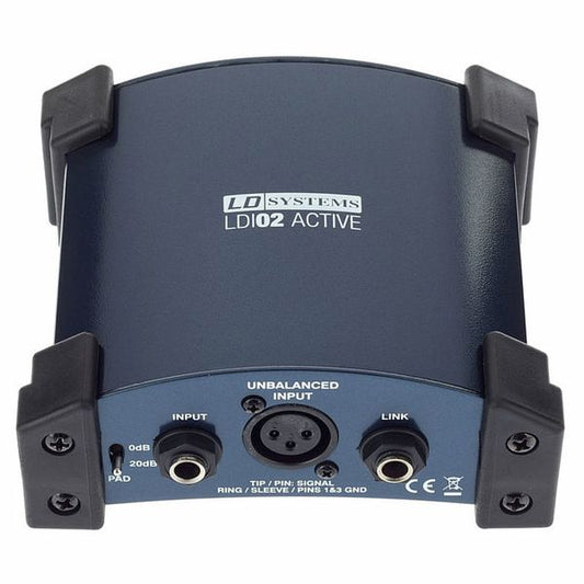 LD Systems LDI02 DI Box High Performance Active Instrument Direct Box