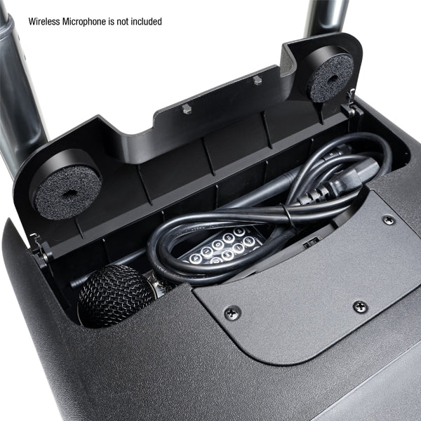 LD Systems ROADBUDDY 10 BASIC 480 Watt Battery Powered Bluetooth Speaker with Built in Wheel