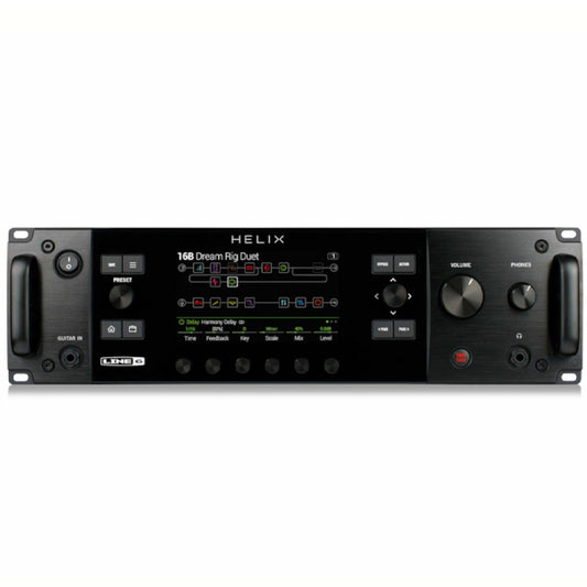 Line 6 Helix Rack Electric Guitar Multi Effects Rack Processor with Amplifier Modeling and Editing Interface