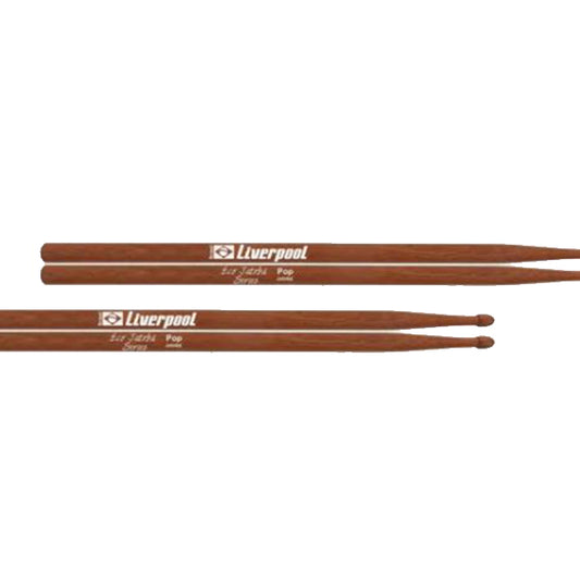 Liverpool Drumstick Eco Jatoba Series Line Wood Tip Drum Stick - EJ Pop Jazz
