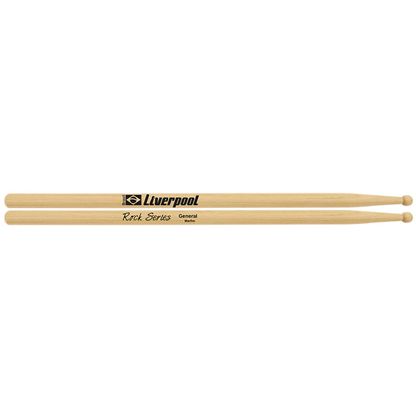 Liverpool Drumstick Rock Series Marfim Wood Tip Drum Stick - (RO DES RO VD RO SHO RO MET RO GEN)