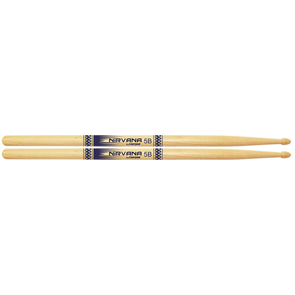 Liverpool Drumstick Linha Nirvana Black Wood Tip Drum Stick - NI 5A 5B 7A
