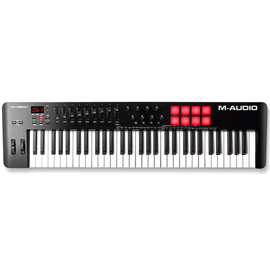 M-Audio Oxygen 61 MKV USB MIDI Keyboard Controller With Pad, Knob and Fader (M Audio)