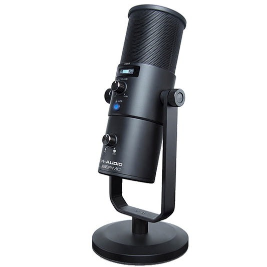 M-Audio Uber Mic USB Condenser Microphone with Headphone Output with 4 Polar Patterns(M Audio)