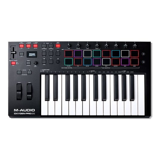 M-Audio Oxygen Pro 25 25 key Midi Keyboard Controller with Aftertouch Sensitive Semi Weighted Keys