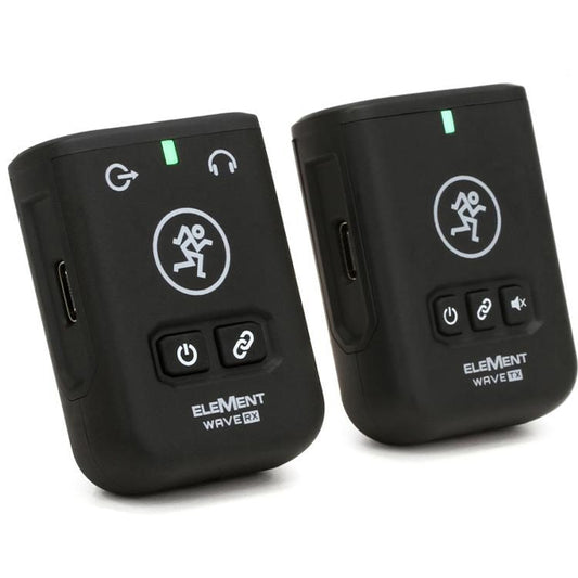 Mackie EleMent Wave LAV Wireless Microphone System with Built In Electret , Lavalier Microphone and Case
