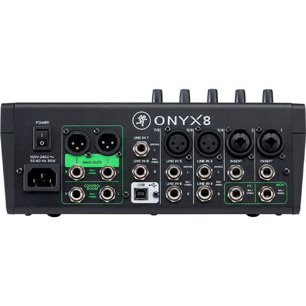 Mackie Onyx 8 8 Channel Analog Mixer with Multi-Track USB, Built In Effects and Bluetooth (Onyx8)