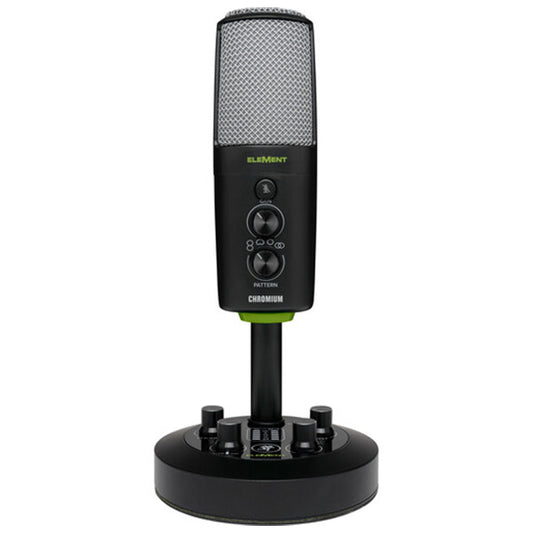 Mackie CHROMIUM Premium USB Condenser Mic Microphone with Built In 2 Channel Mixer