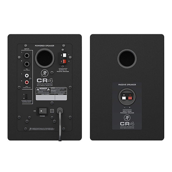 Mackie CR4-XBT 4" Multimedia Studio Bluetooth Monitors Speaker Personal Monitor Pair (CR4 XBT CR4XBT)