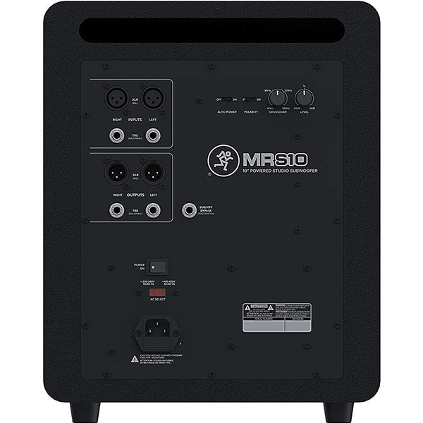 Mackie MRS10 10" 120W Active Powered Studio Monitor Subwoofer Speaker (MRS 10)