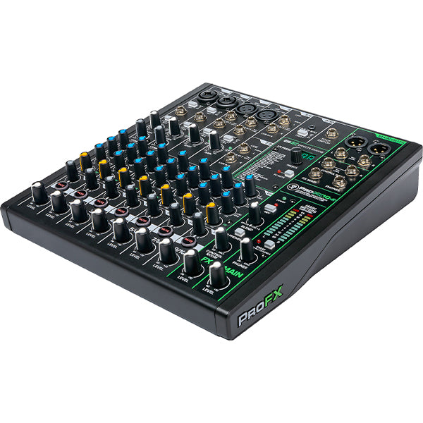 Mackie ProFX10v3 10 Channel Mixer Compact USB Mixers with Effects (Pro FX 10V3 ProFx10 ProFX 10 v3)