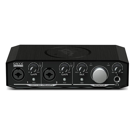 Mackie Onyx Producer 2-2 USB Audio Interface 2 in 2 out Mac & PC