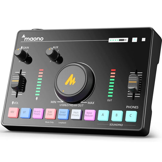 Maono Maonocaster AMC2 NEO One Stop Streaming Audio Interface Mixer and Sound Card