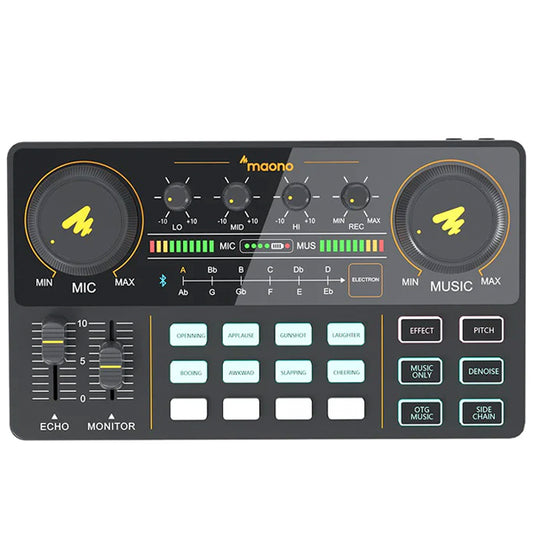 Maono Maonocaster Lite AM200 Audio Interface Podcast Mixer with Bluetooth