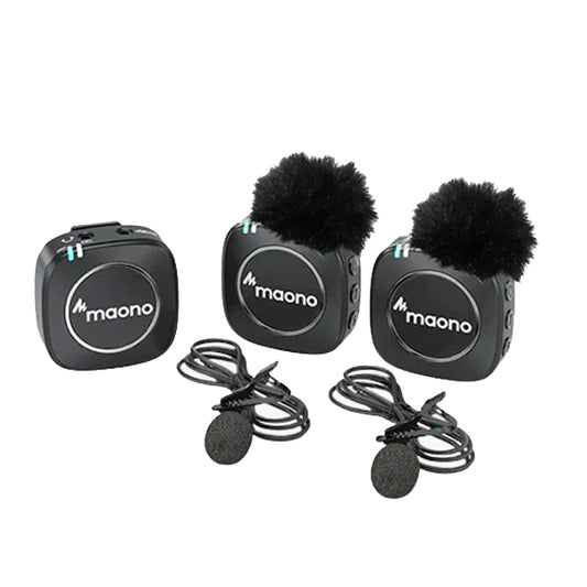 Maono AU-WM820 A2 Compact Wireless Microphone Kit System Built in Omnidirectional Mic (WM820)