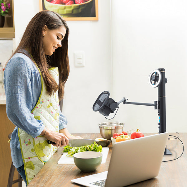 Marantz Professional Turret Broadcast Video Mic Streaming System with Build in Full HD Camera, Microphone and Light