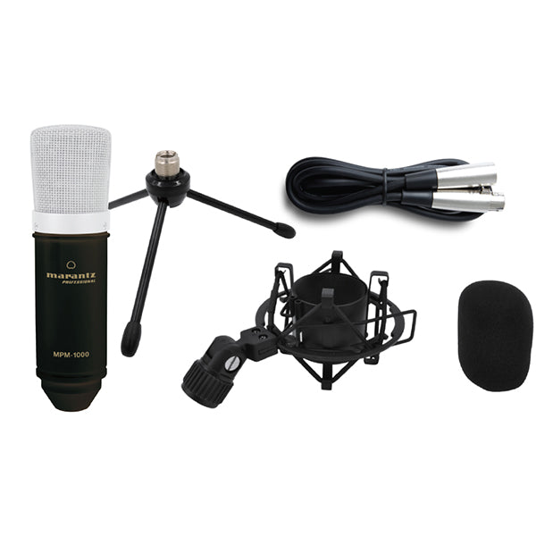 Marantz Professional MPM-1000 Studio Recording Condenser Microphone Large Diaphragm Mic (MPM1000)