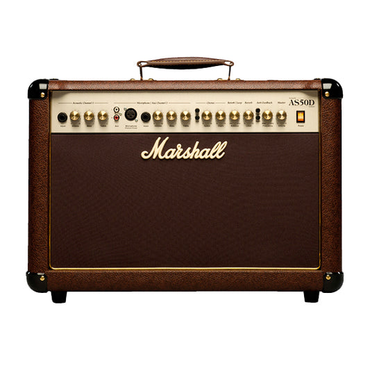 Marshall AS50D 50W 2X8 Inch Amp 2 Channel Acoustic Guitar Combo Speaker Amplifier (AS50 D)